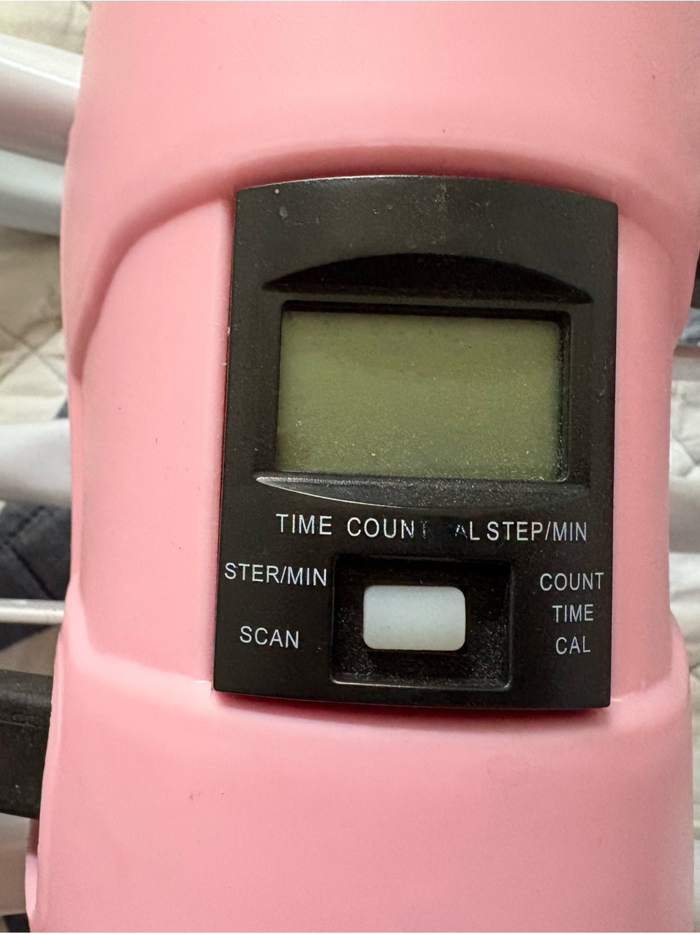 Pink Compact Two-Step Home Exercise step-rocker with Digital Counter - Picture 2 of 4
